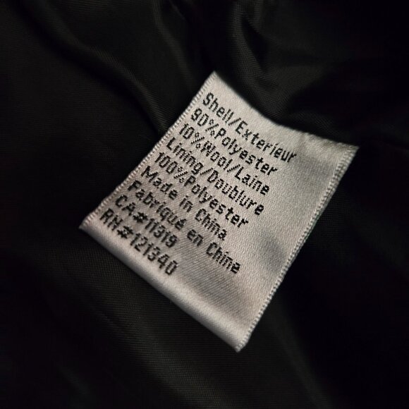 Y2K Red Gray Plaid Fitted Blazer Size M Cap Sleeve Punk Academia Office Siren - Picture 10 of 10